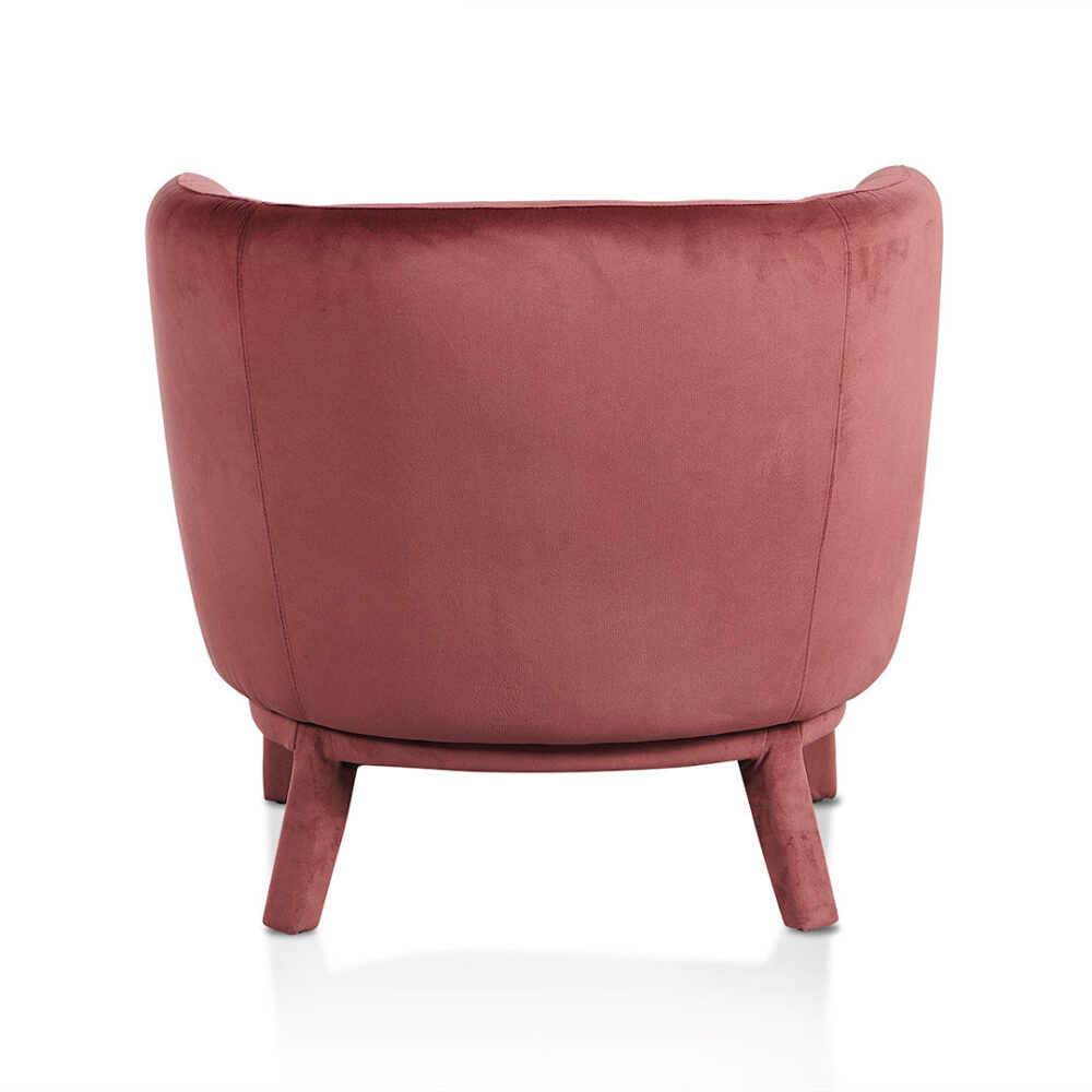 Daley Fabric Armchair - Elegant Plum - Image 8