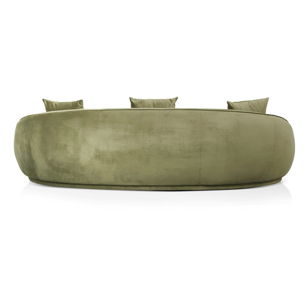 Jake 4 Seater Fabric Sofa - Elegant Sage - Image 11
