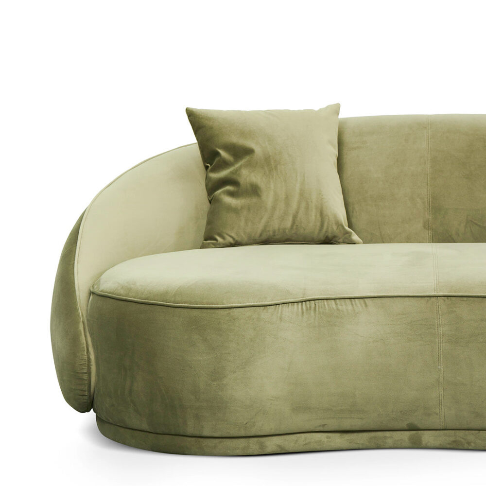 Jake 4 Seater Fabric Sofa - Elegant Sage - Image 6