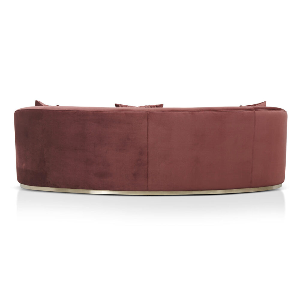 Sosa 3 Seater Sofa - Elegant Plum - Image 9