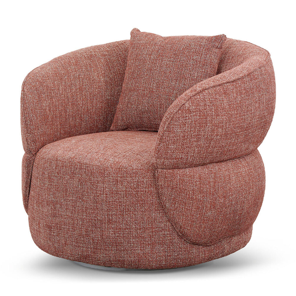 Arima Armchair - Moss Rust Orange - Image 10