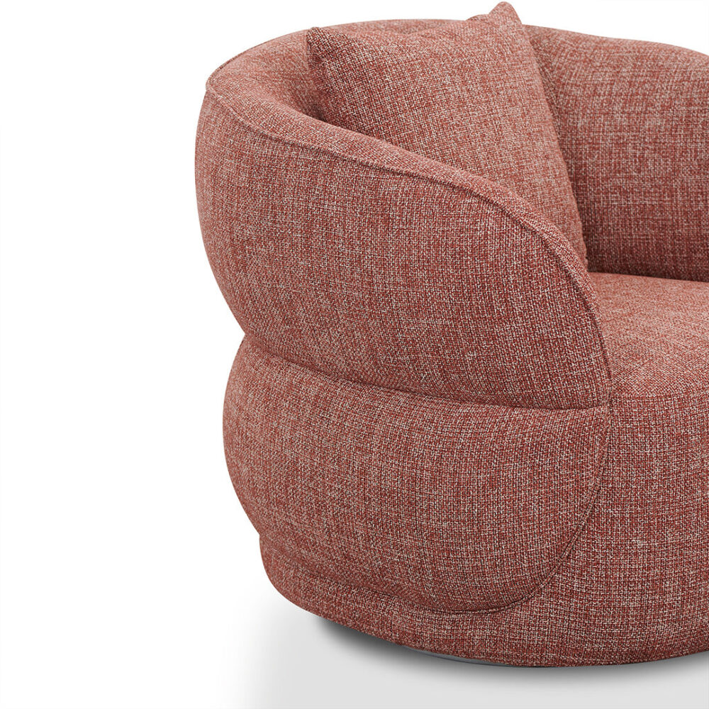 Arima Armchair - Moss Rust Orange - Image 9