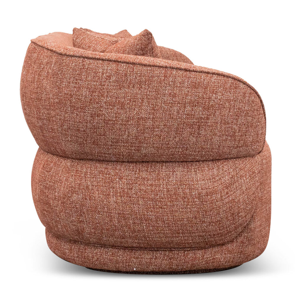 Arima 3 Seater Sofa - Moss Rust Orange - Image 9