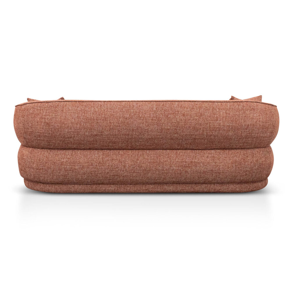Arima 3 Seater Sofa - Moss Rust Orange - Image 4