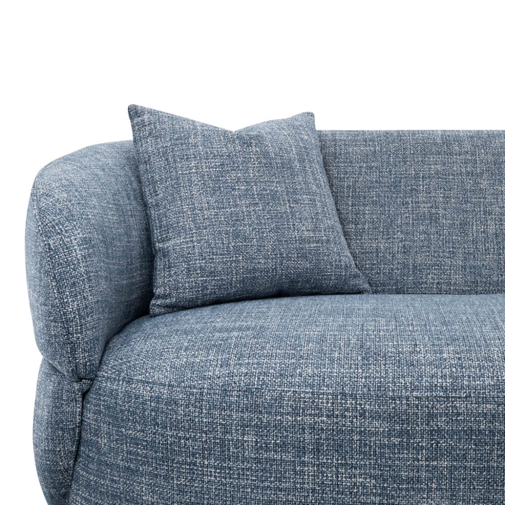 Arima 3 Seater Sofa - Moss Blue - Image 7