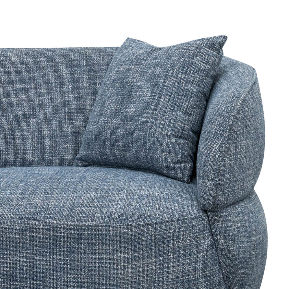 Arima 3 Seater Sofa - Moss Blue - Image 9