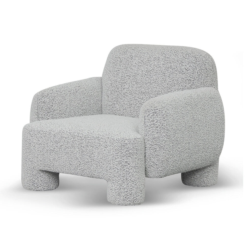Breda Armchair - Pepper Boucle - Image 5