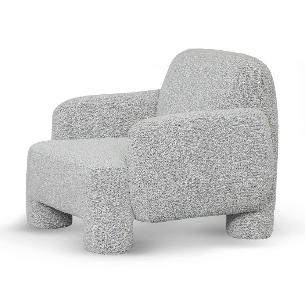 Breda Armchair - Pepper Boucle - Image 6
