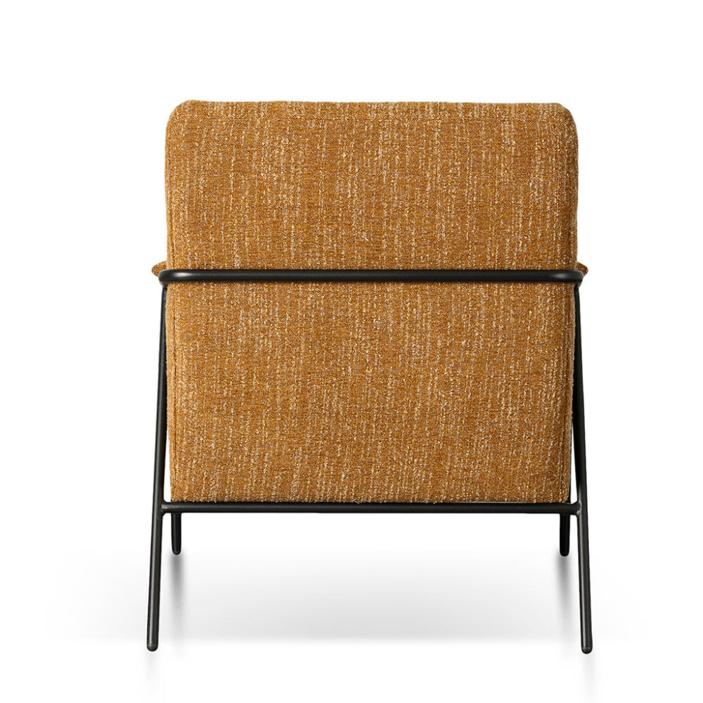 Jack Fabric Armchair - Ginger Brown - Image 4