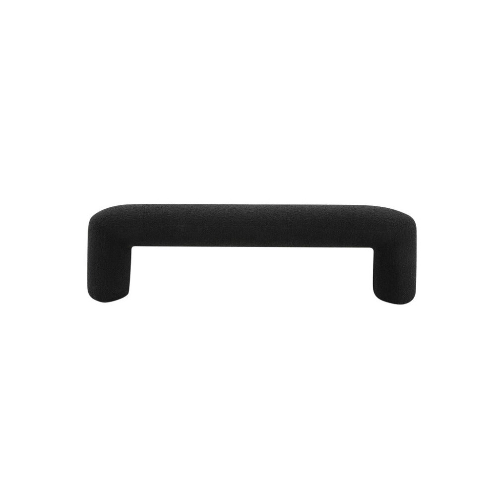 Everet 1.5m Long Ottoman Bench - Charcoal Boucle - Image 2