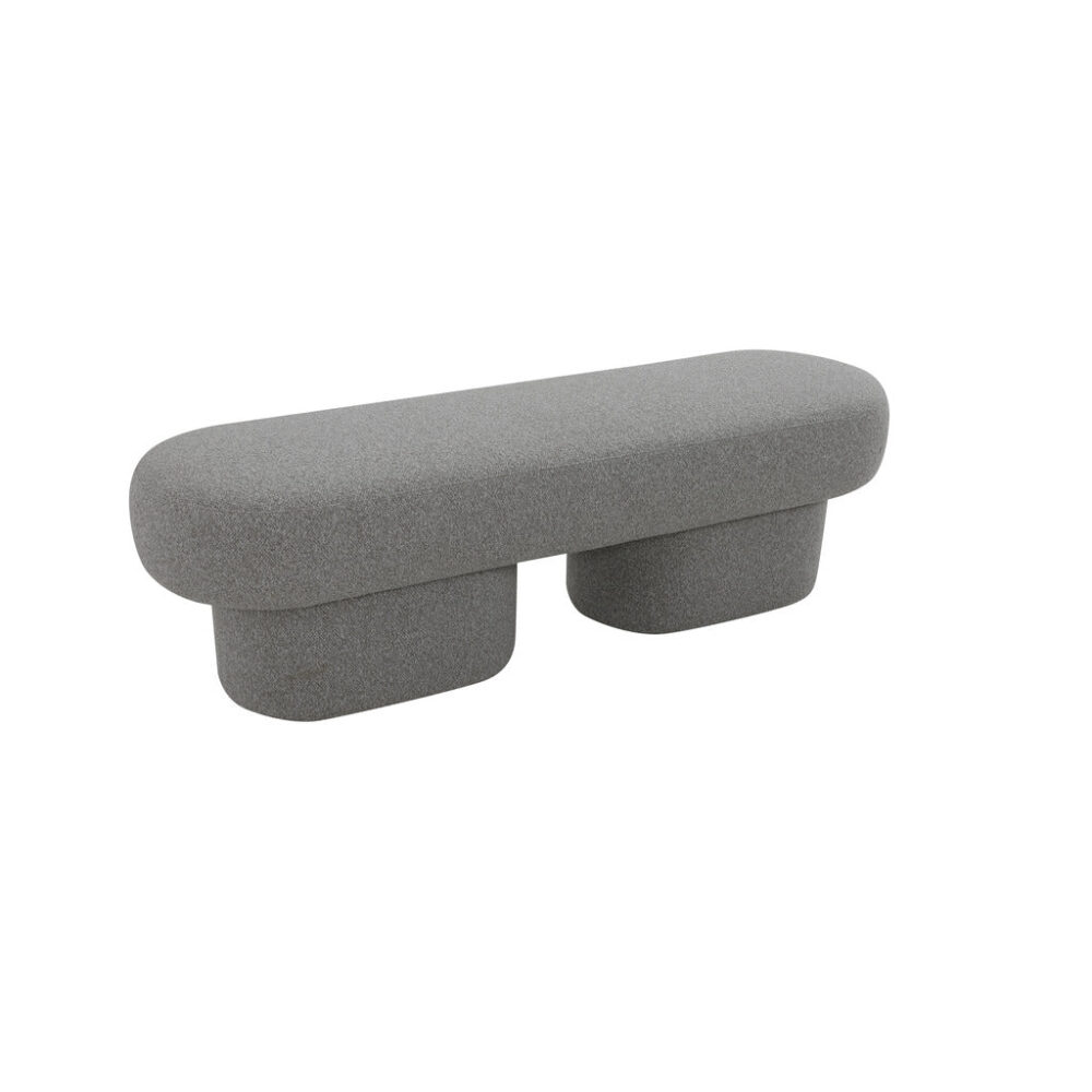 Kopitar 1.5m Long Ottoman Bench - Clay Grey