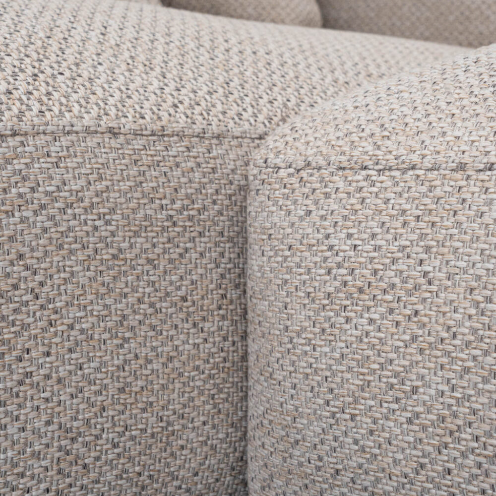 Jasleen 3 Seater Left Chaise Sofa - Sterling Sand - Image 13