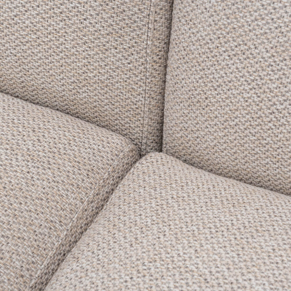 Jasleen 3 Seater Left Chaise Sofa - Sterling Sand - Image 14