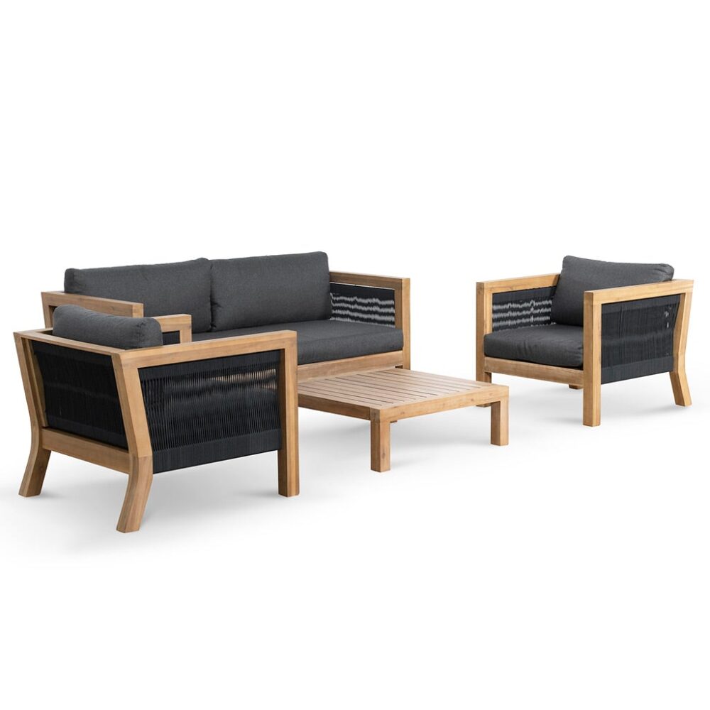 Halle 4pcs Outdoor Lounge Set - Image 3