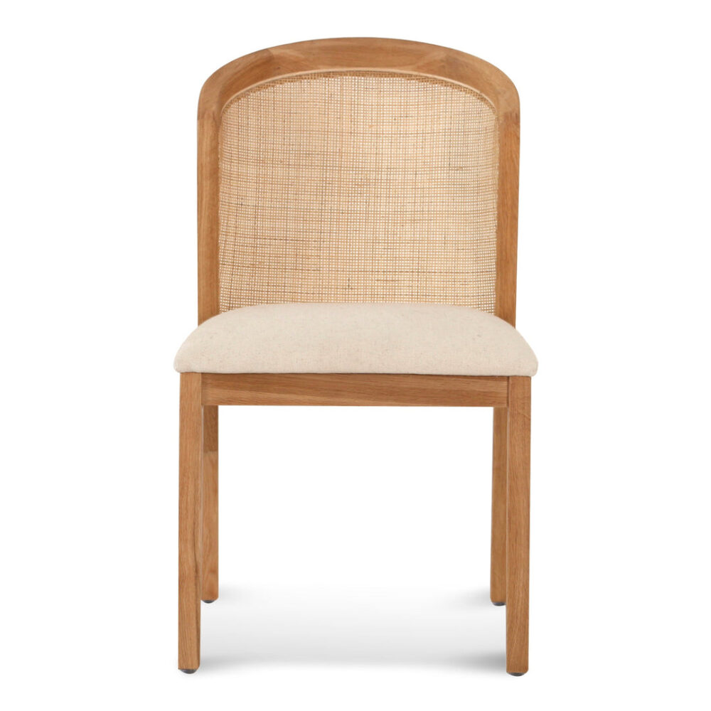 Set of 2 - Margie Fabric Dining Chair - Light Beige - Image 3