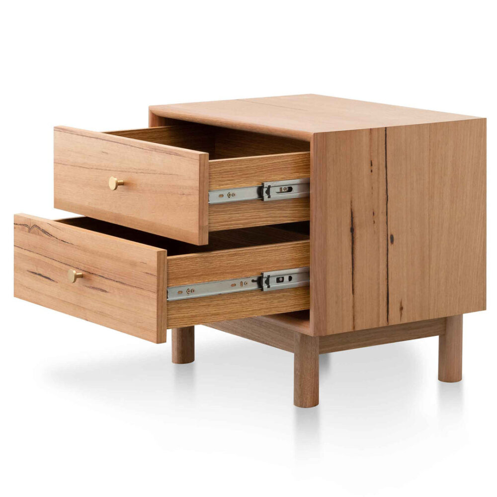 Margo Bedside Table - Messmate - Image 4