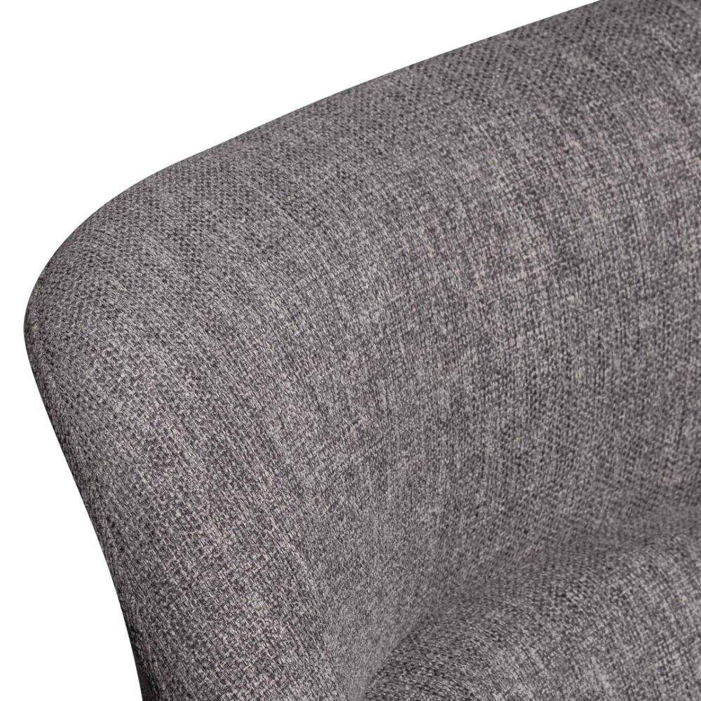 Osian Fabric Office Chair - Lead Grey - Image 9