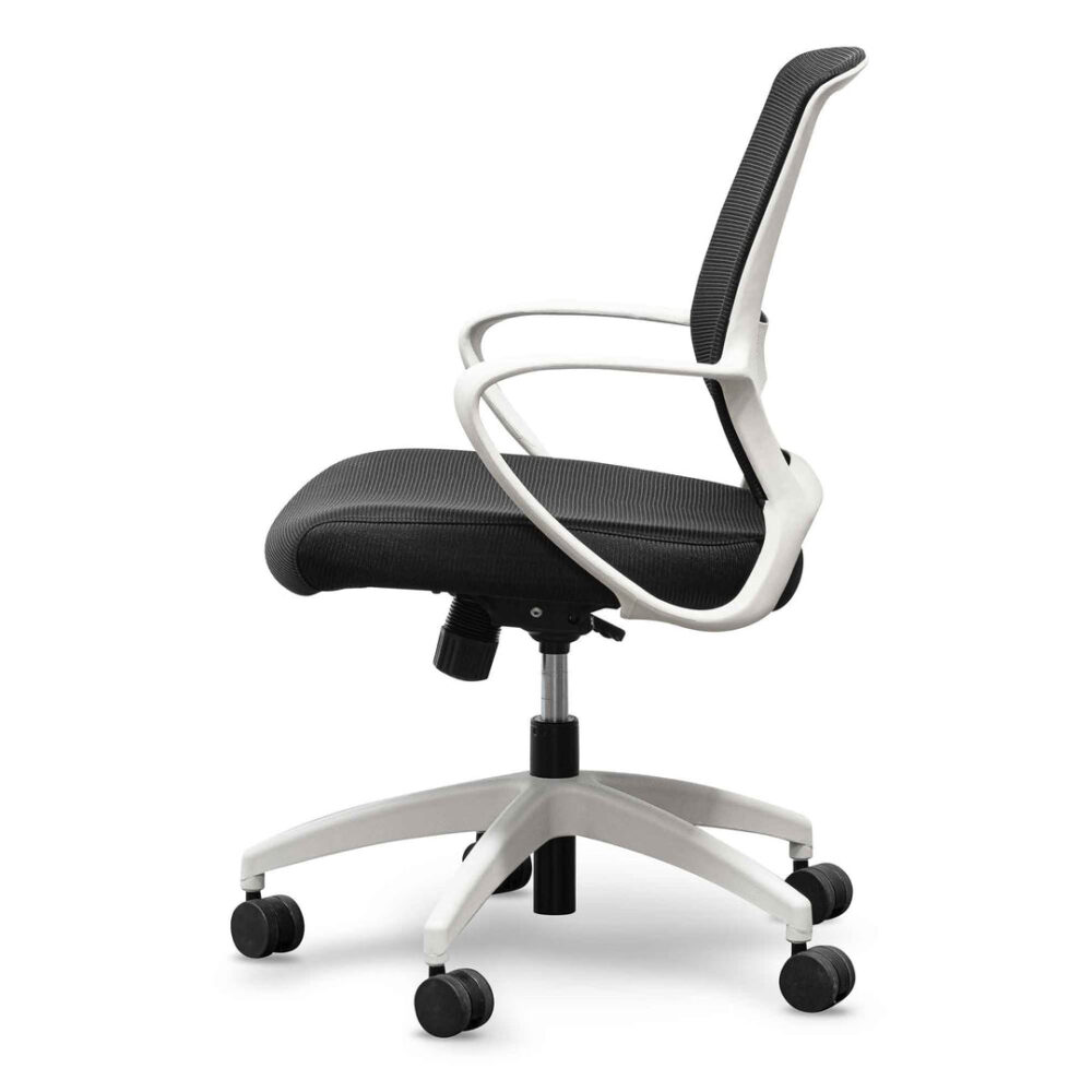 Idris Egronomic Mesh Office Chair - Black - Image 2