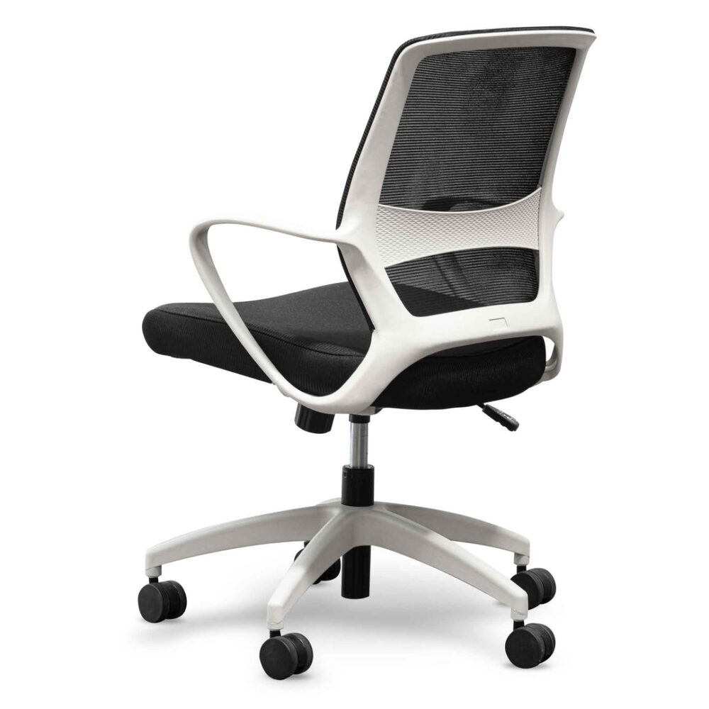Idris Egronomic Mesh Office Chair - Black - Image 3