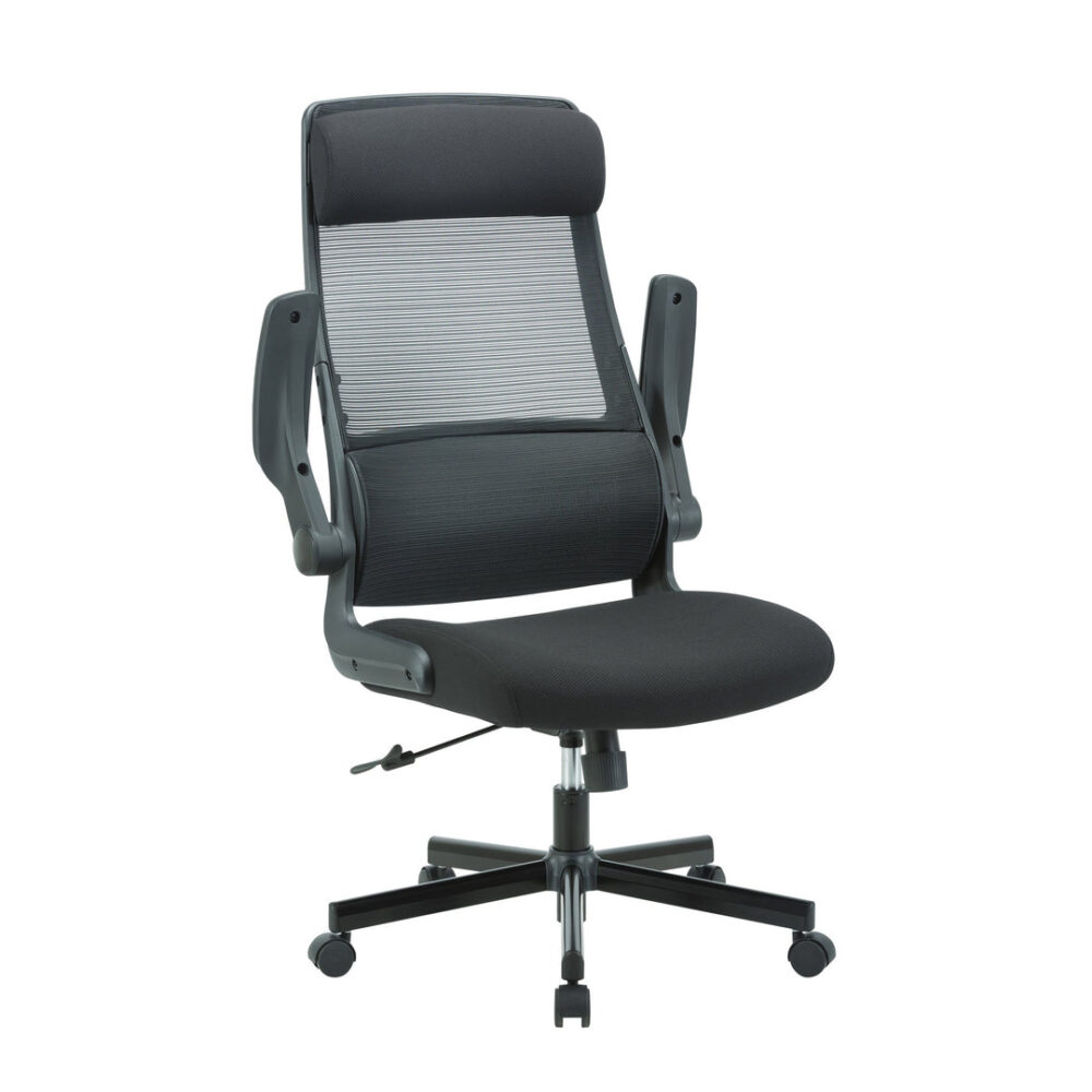 Tyrone Mesh Ergonomic Office Chair - Black - Image 4