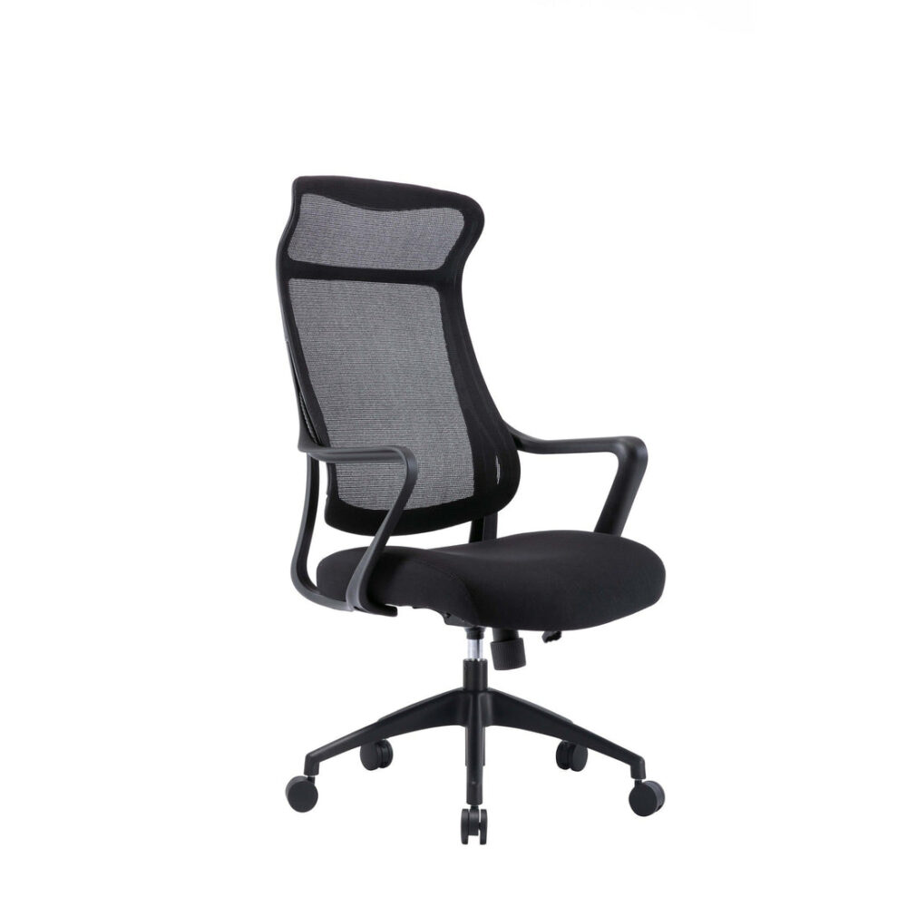 Lyman Mesh Ergonomic Office Chair - Black - Image 2