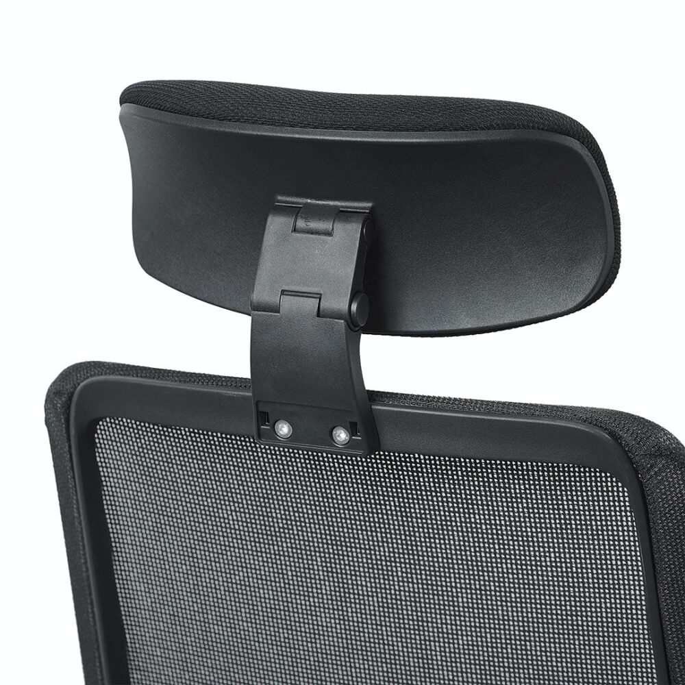 Walther Mesh Office Chair - Full Black - Image 8