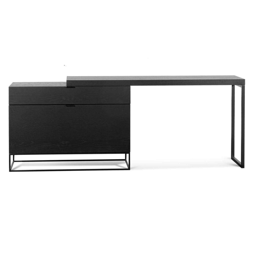 Anwen Extendable Home Office Desk - Black - Image 6