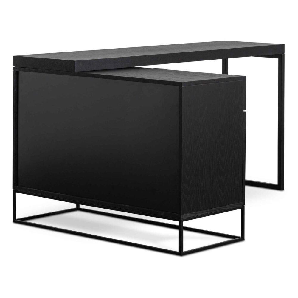 Anwen Extendable Home Office Desk - Black - Image 10