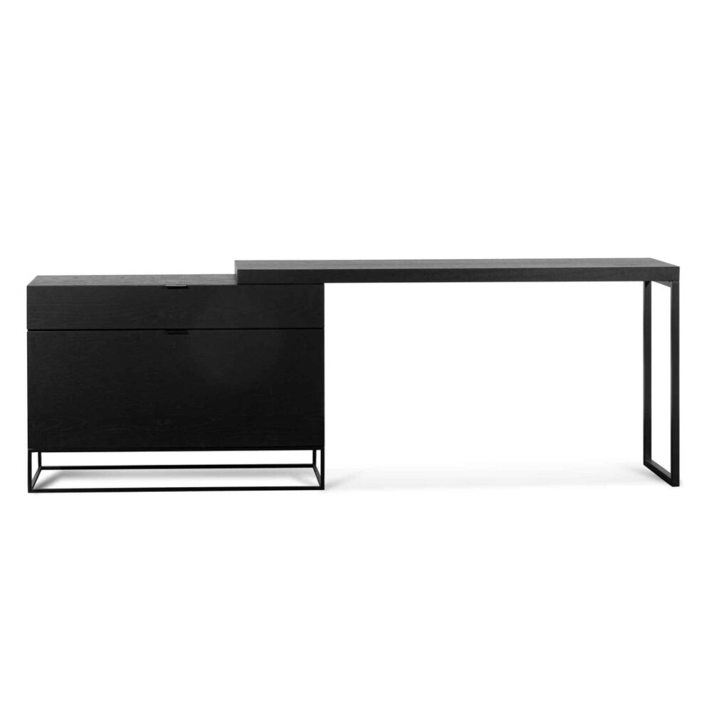 Anwen Extendable Home Office Desk - Black - Image 7