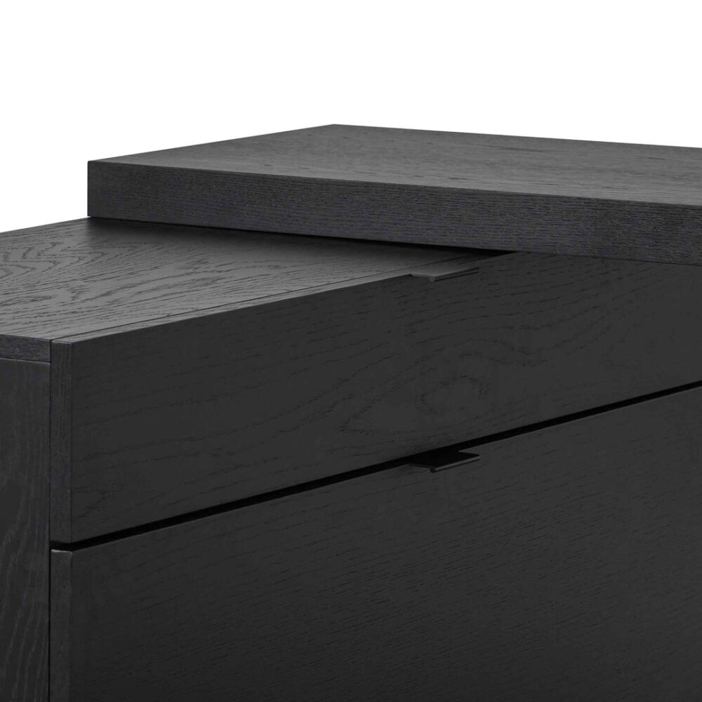 Anwen Extendable Home Office Desk - Black - Image 11