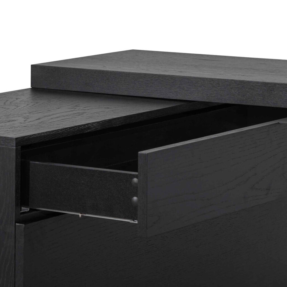 Anwen Extendable Home Office Desk - Black - Image 13