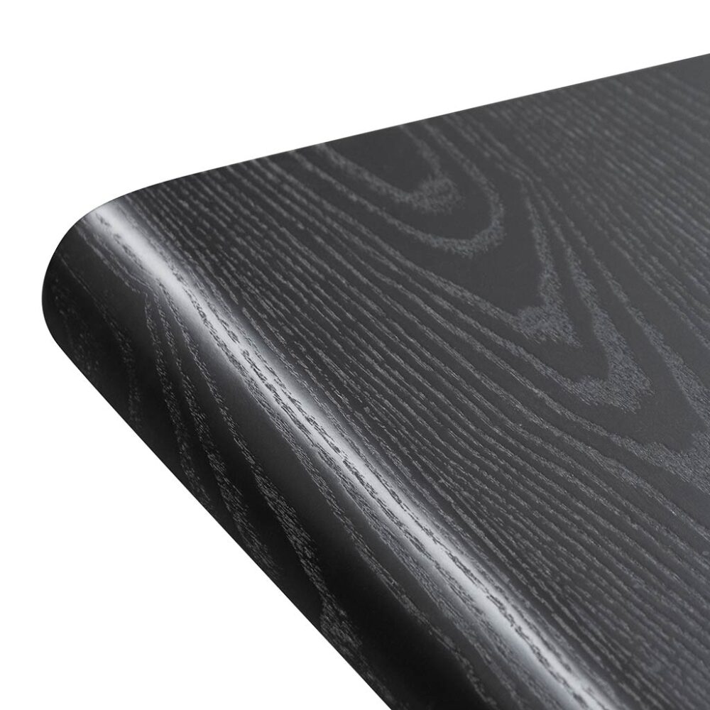 Belinda Wooden Home Office Desk - Full Black - Image 6