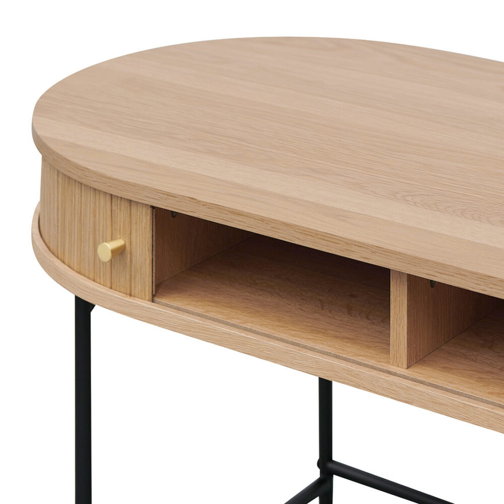 Dania 1.2m Home Office Desk - Natural - Image 6