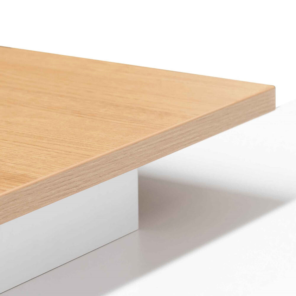 Stylus 160cm Left Return Executive Office Desk - Natural - Image 8