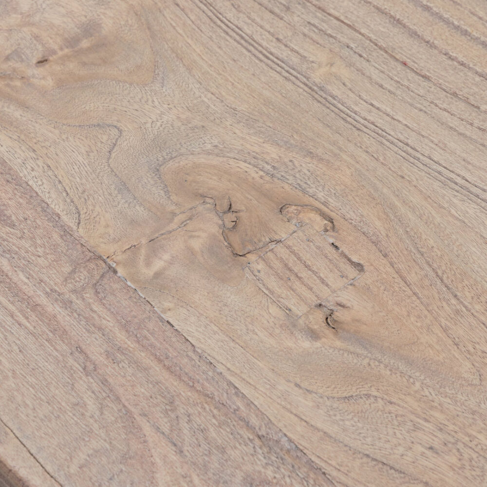 Artica Elm Wood 3m Dining Table - Rustic Natural - Image 10