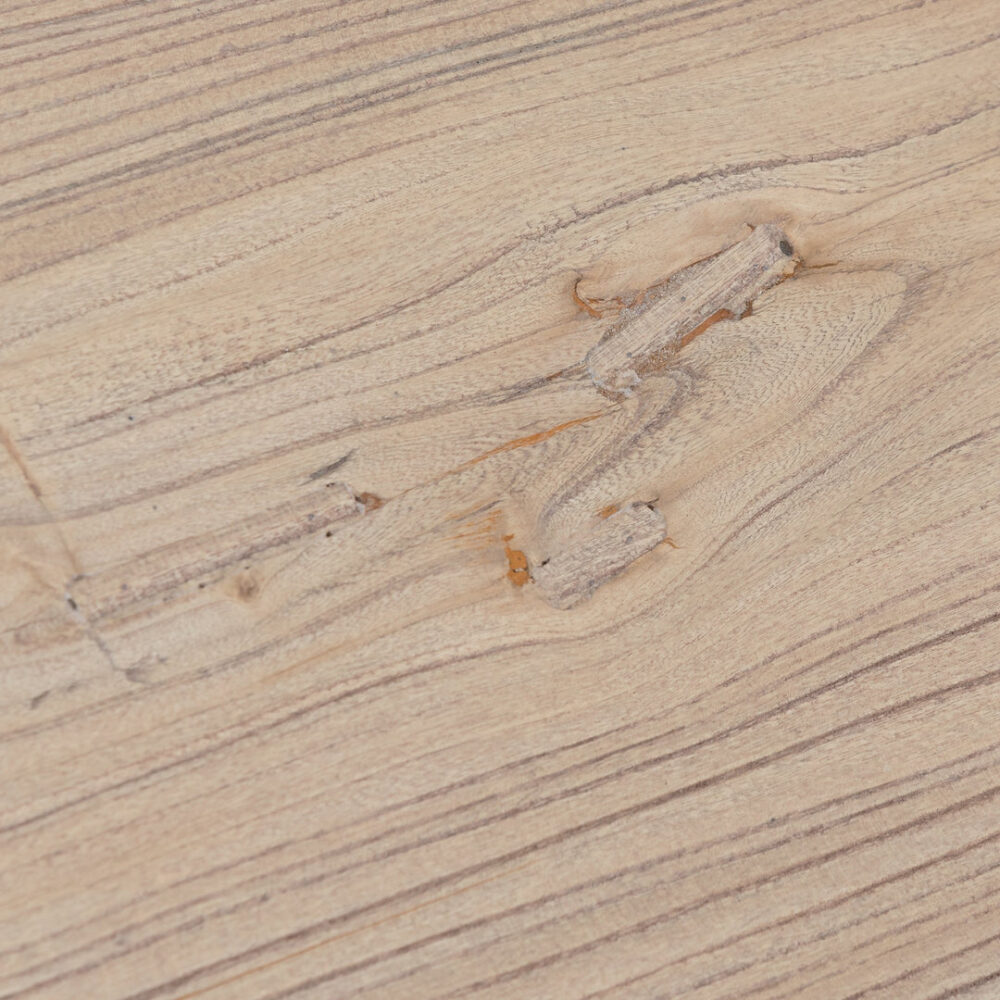 Artica Elm Wood 3m Dining Table - Rustic Natural - Image 11