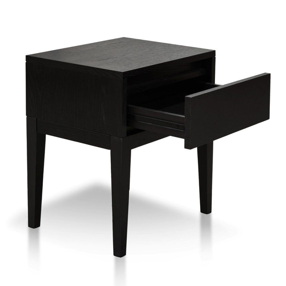 Penley Bedside Table - Black Oak - Image 4