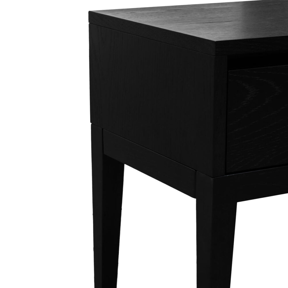 Penley Bedside Table - Black Oak - Image 6