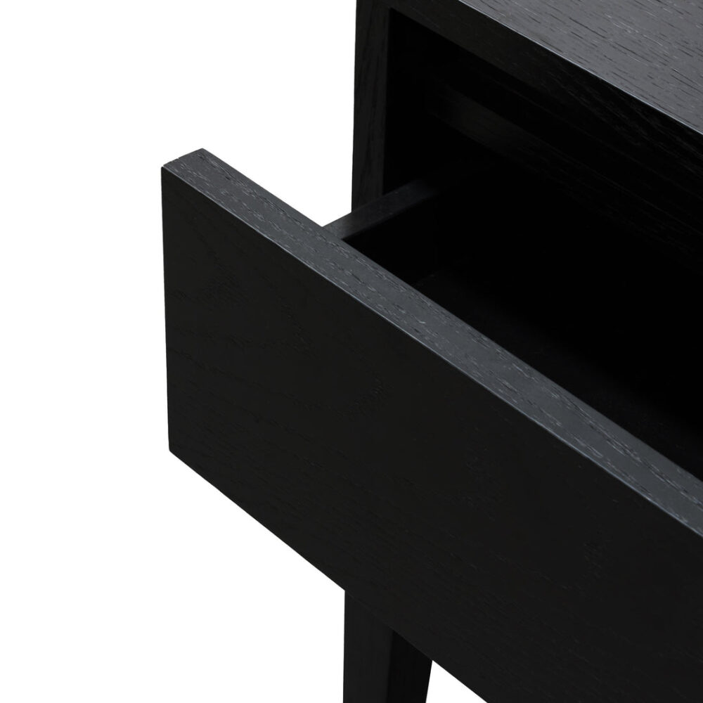 Penley Bedside Table - Black Oak - Image 5