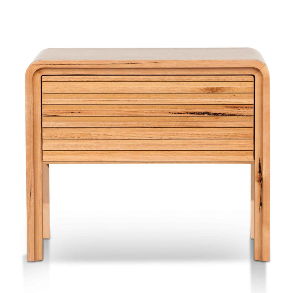 Amparo Single Drawer Bedside Table - Messmate - Image 4