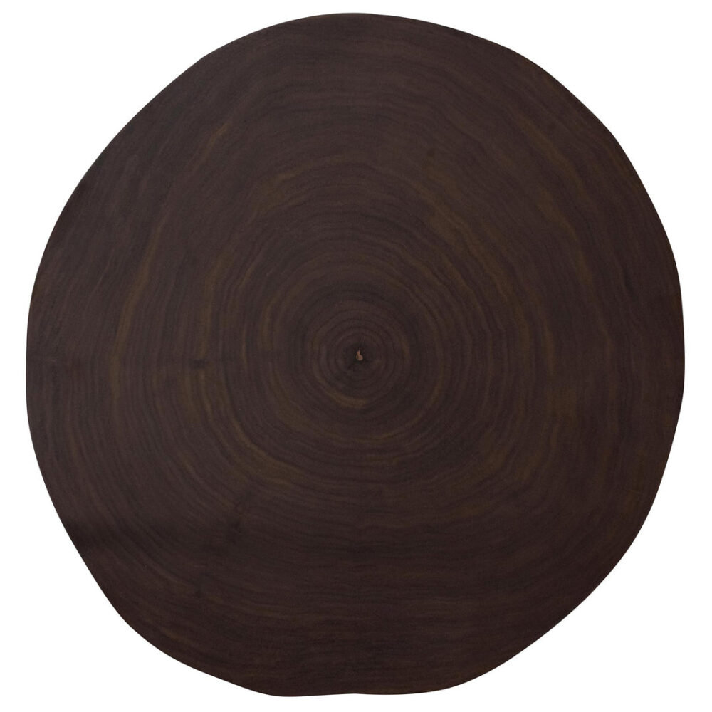 Medrano Side Table - Walnut Top and Black Leg - Image 5