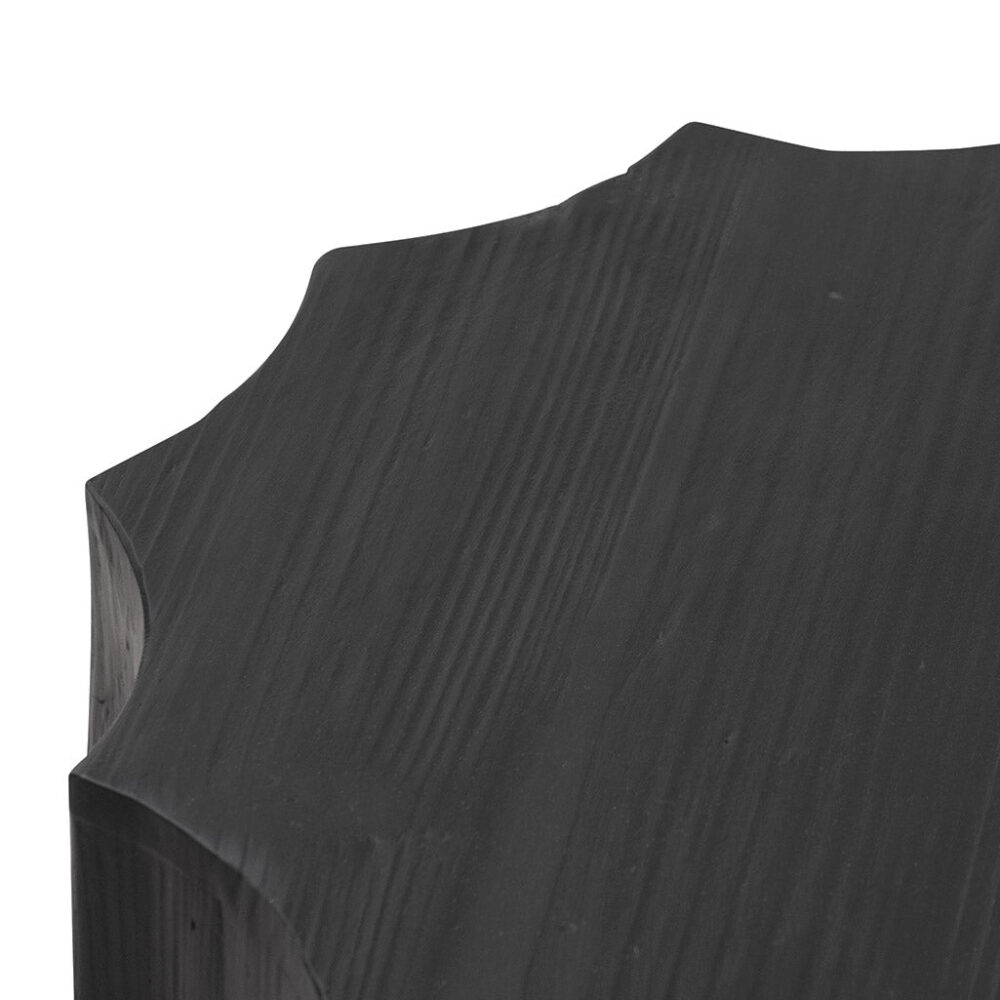 Dilara Recycled Side Table - Full Black - Image 6