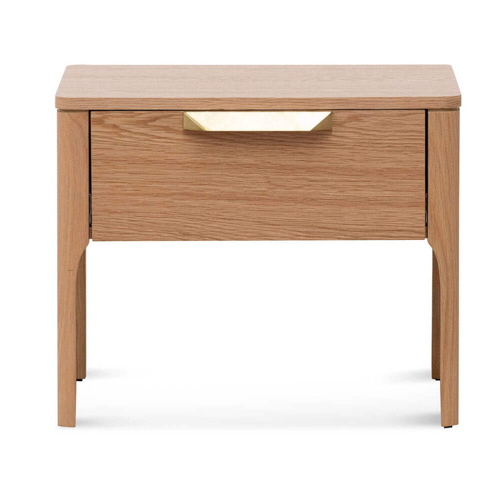 Allison Wooden Bedside Table - Natural - Image 5