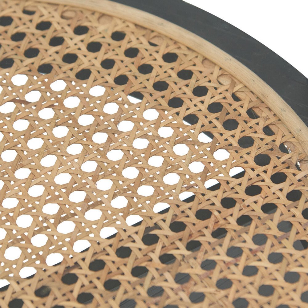 Mcdaniel 50cm Round Glass Side Table - Black - Image 5