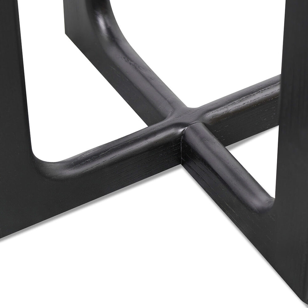 Elizabeth Round Side Table - Full Black - Image 9