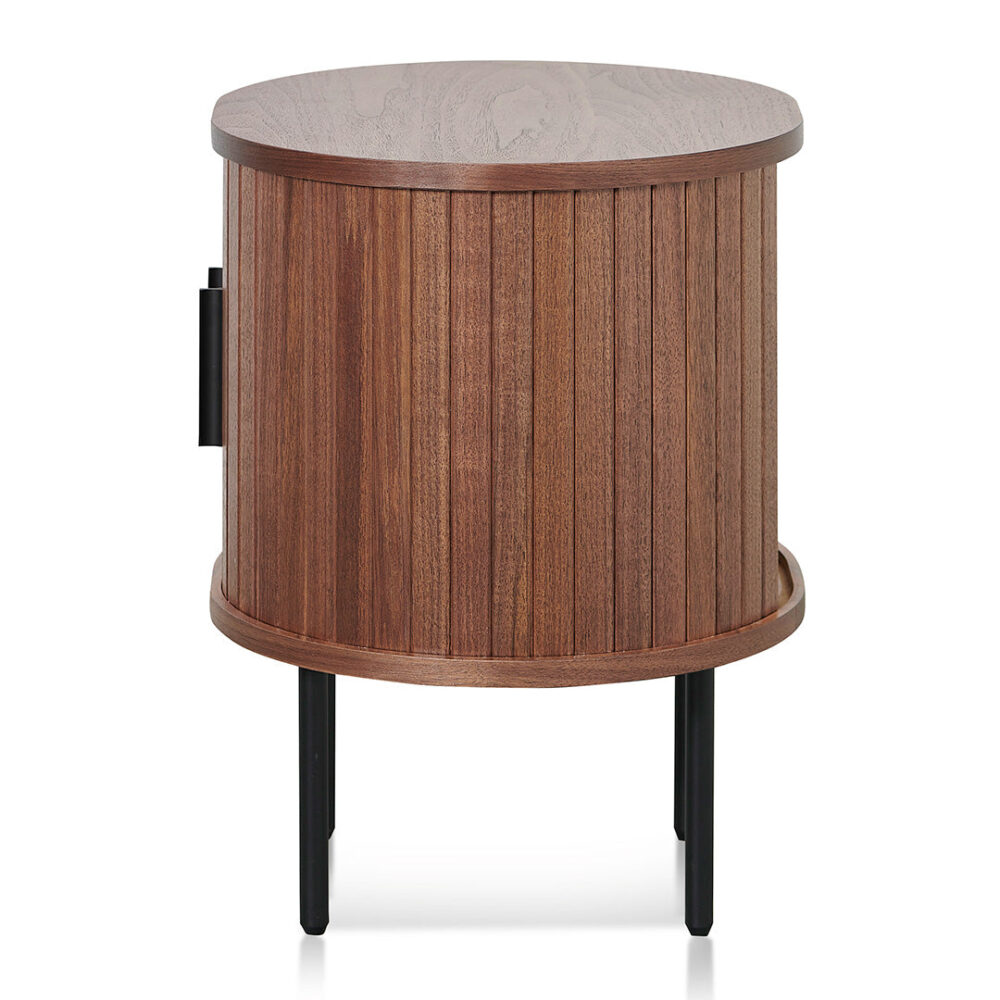 Dania Round Side Table - Walnut - Image 6