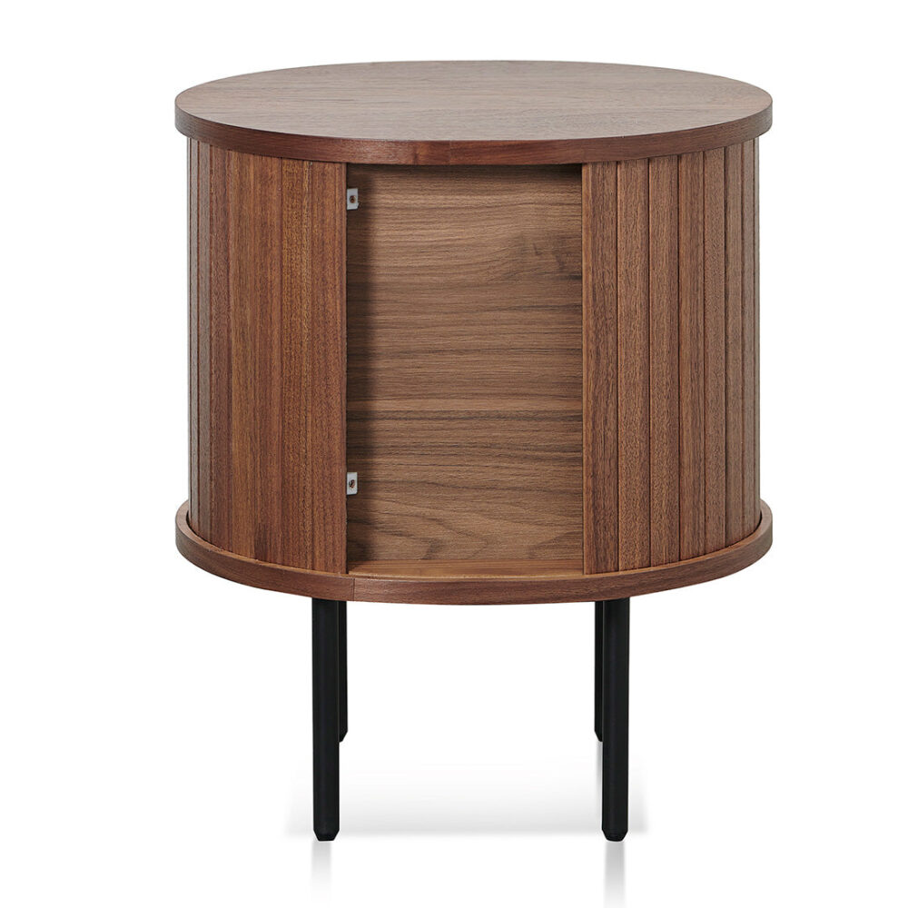Dania Round Side Table - Walnut - Image 7
