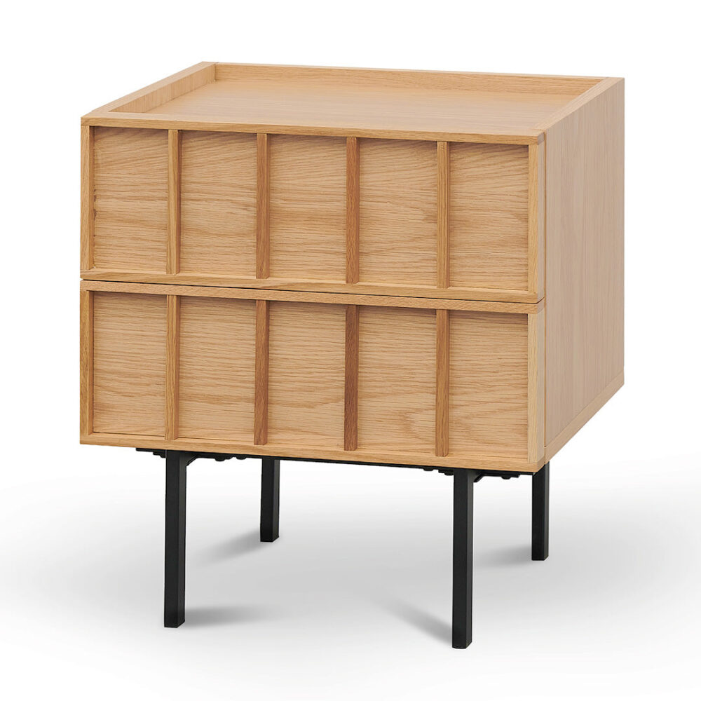 Aniya Bedside Table - Natural