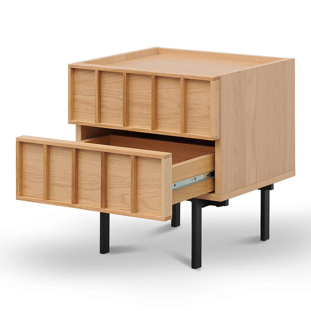 Aniya Bedside Table - Natural - Image 5