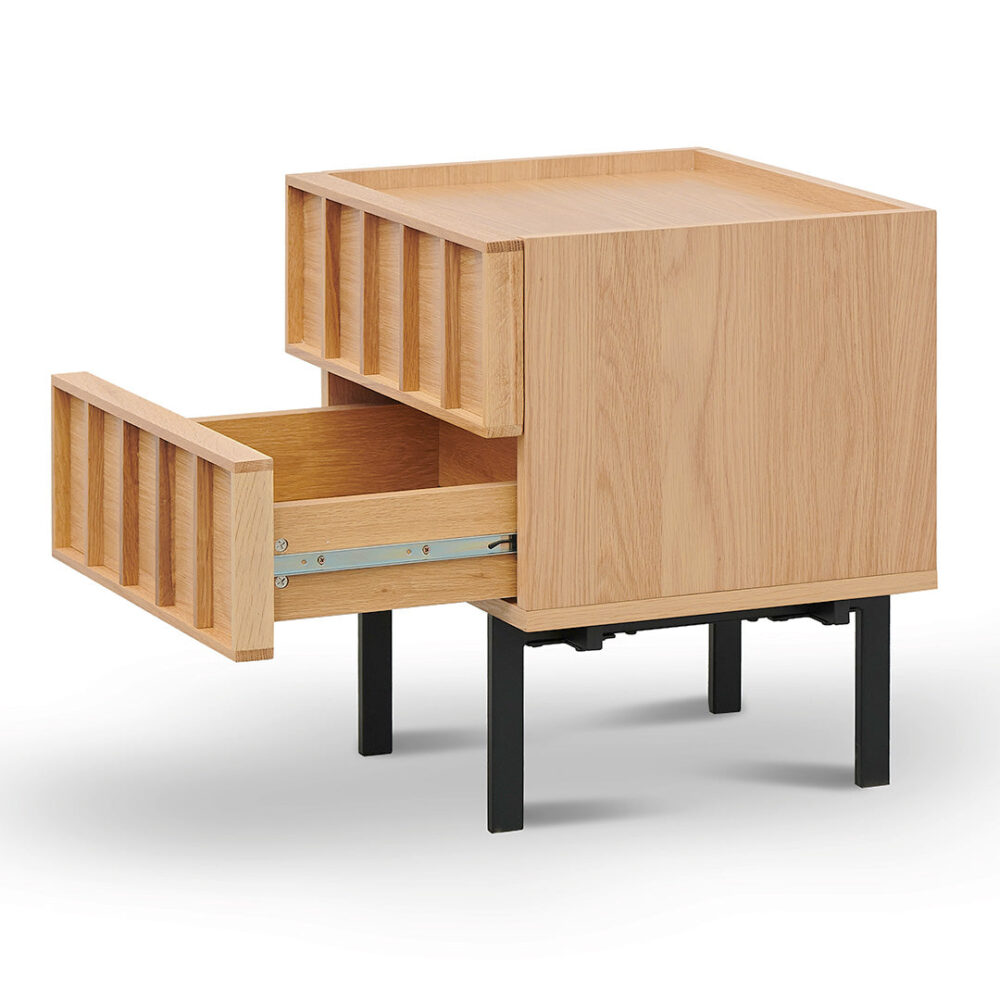 Aniya Bedside Table - Natural - Image 6